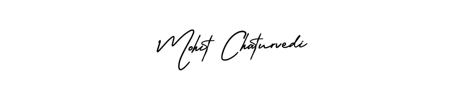 Make a beautiful signature design for name Mohit Chaturvedi. With this signature (AmerikaSignatureDemo-Regular) style, you can create a handwritten signature for free. Mohit Chaturvedi signature style 3 images and pictures png